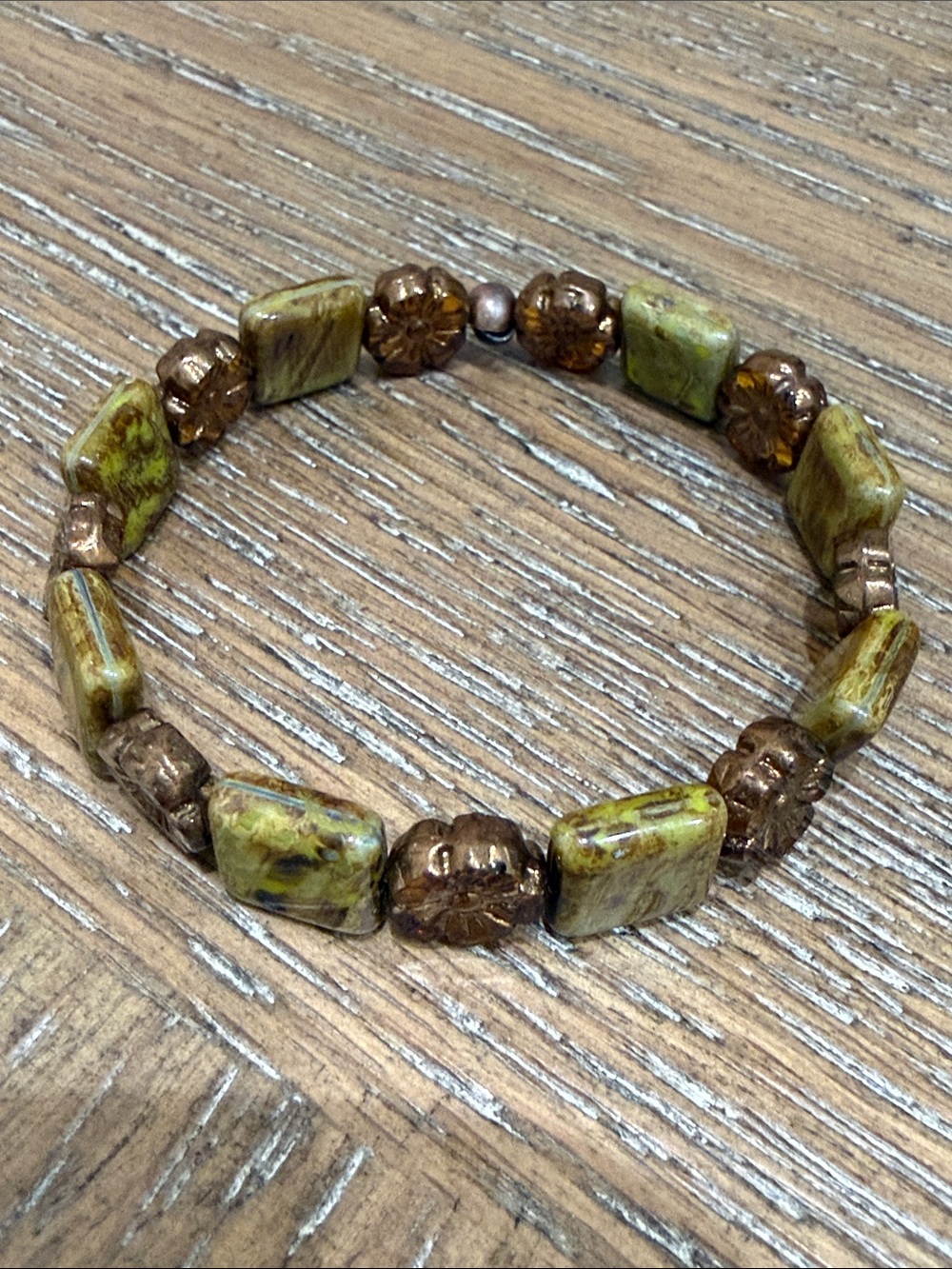 Czech Glass Handmade Bracelet